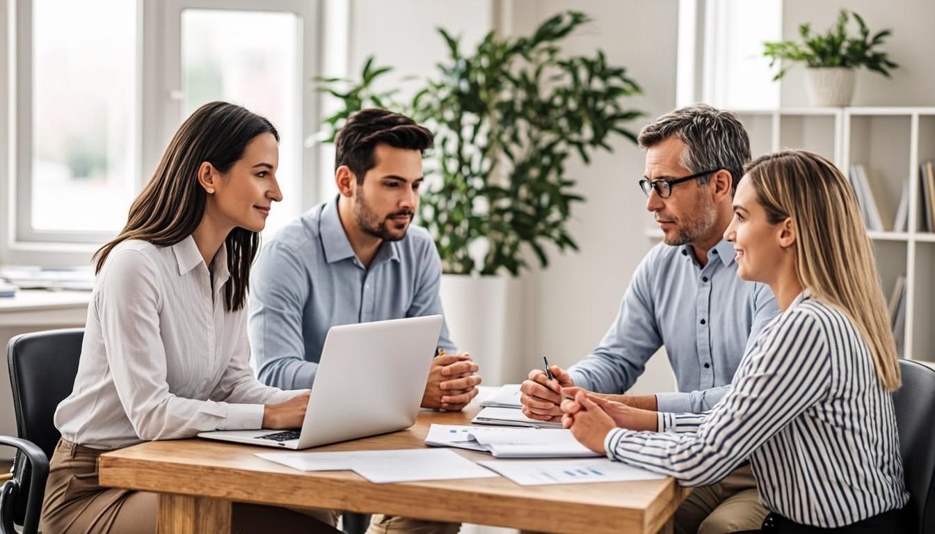 JobNoova recruitment team collaborating in a modern office